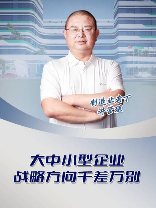 大中小型企业战略方向千差万别